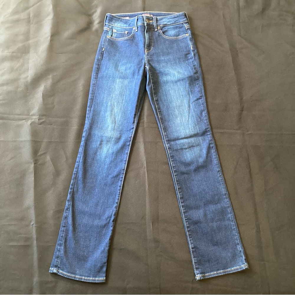 NYDJ Marilyn Straight Jeans Women’s Sz 00 Lift Tuck Technology